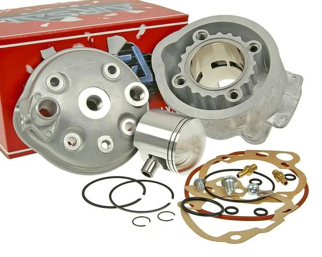 Kit cylindre Airsal Racing 76,6ccm 50mm pour moteur Minarelli AM6