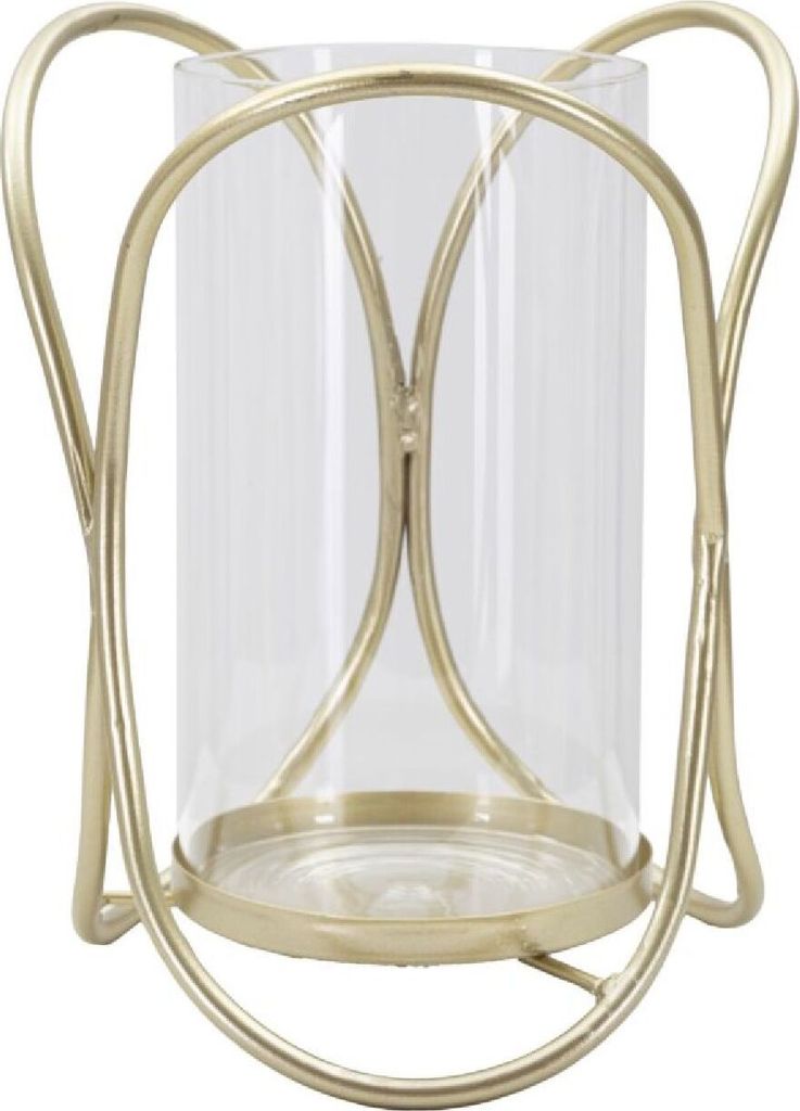 o Ferretti Świecznik Glox Ø 16x21,5 cm złoty Zdjęcie produktu 