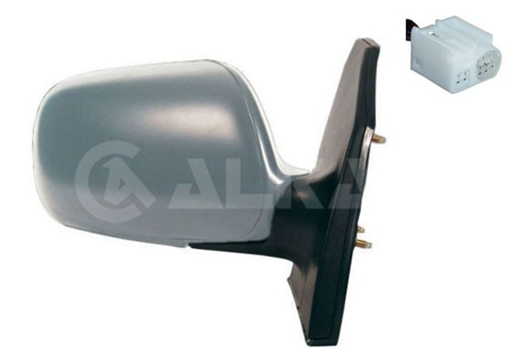 ALKAR 6130261 Außenspiegel Seitenspiegel Rechts für TOYOTA COROLLA (ZZE12, NDE12, ZDE12) Konvex Grundiert Elektrisch