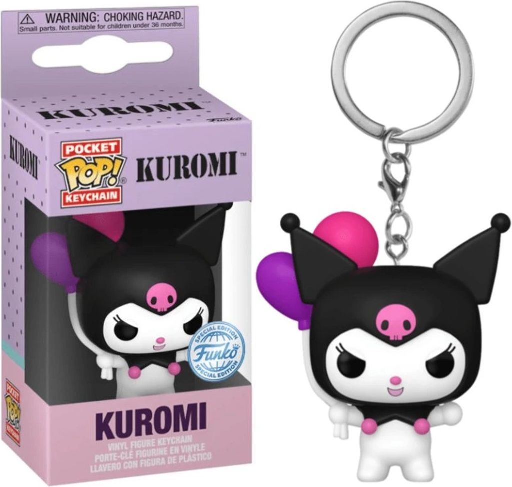 FUNKO POP! KEYCHAIN Kuromi with Balloons, Kroužek na klíče, Obrázek produktu 