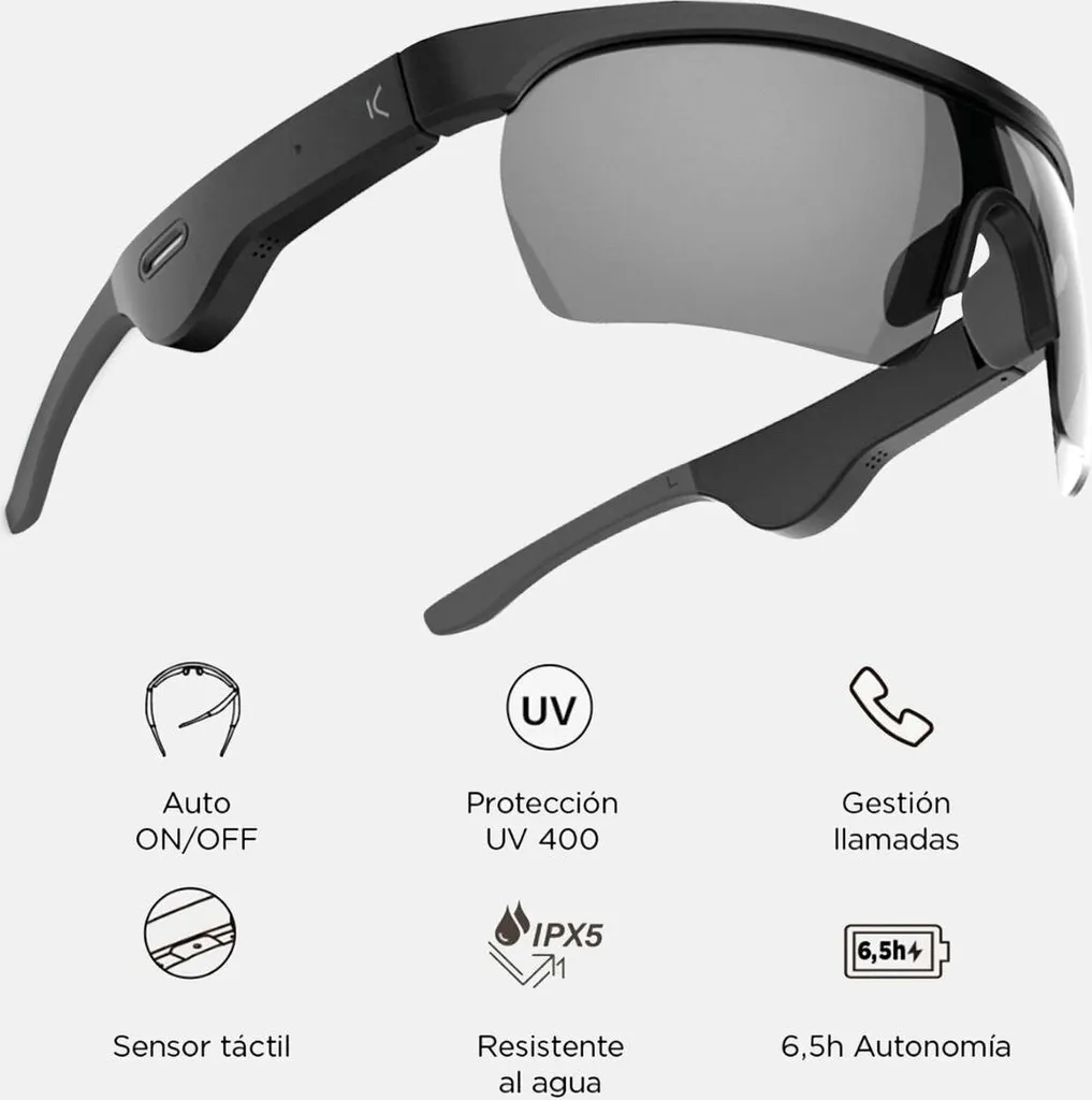 Fini la Fatigue Oculaire avec les Lunettes de soleil KSIX BXBGS01 Noires