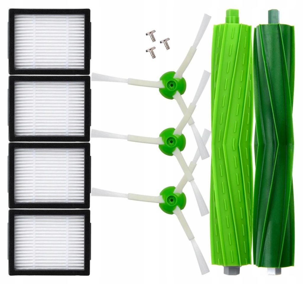 GARES Filter, Bürsten und Walzen für iRobot Roomba e5 e6 i7 7+ | Zuverlässiges Ersatzteile Zubehör Verschleißteile