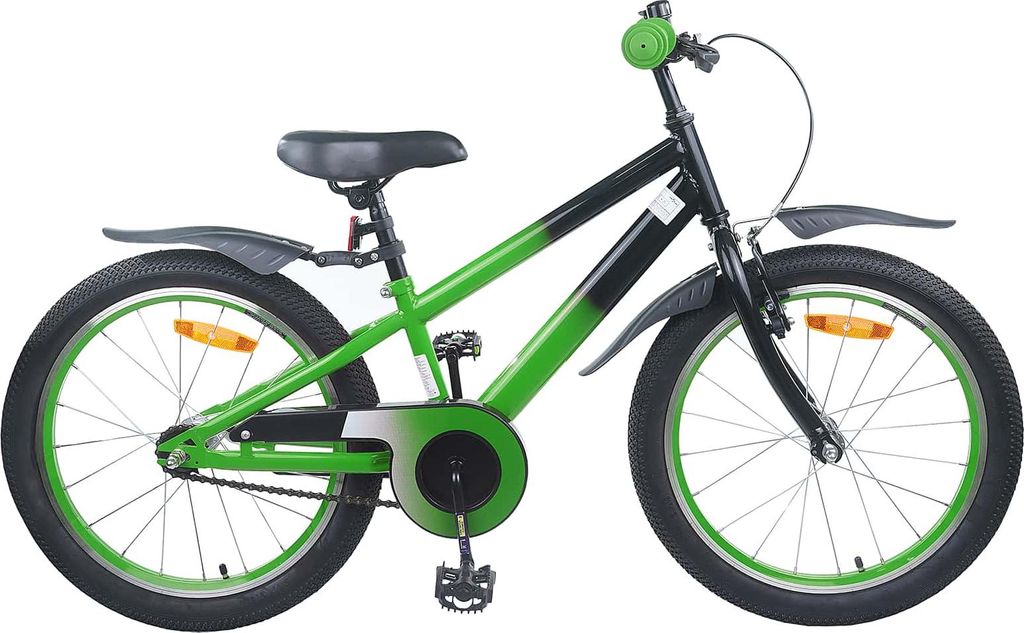 Kinderfahrrad 18 Zoll für 5-7 Jahre alt Blau Schwarz
