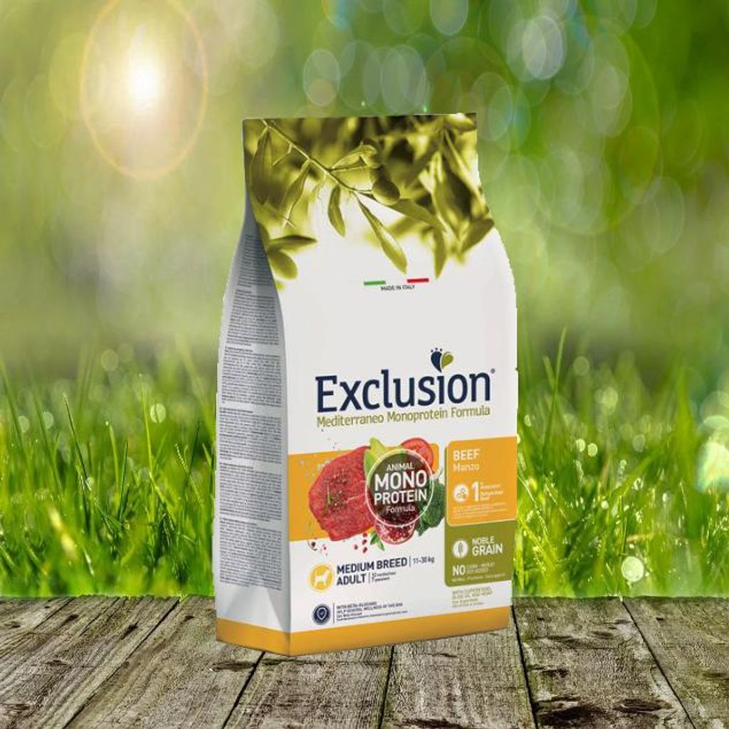 Exclusion NGABM12, Dorosły, Średnie (11 - 25 kg), Wołowina, Zdjęcie produktu 