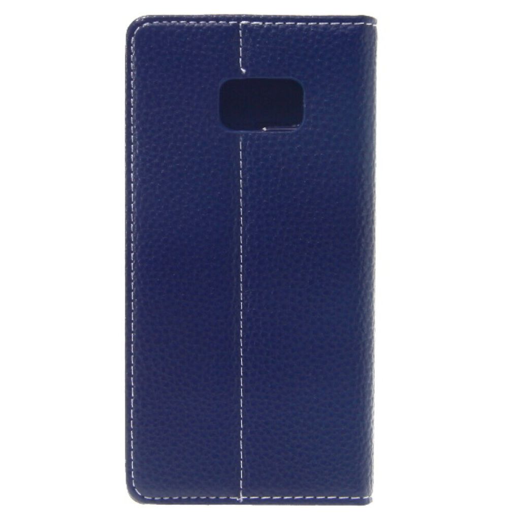 Book Case Handyhülle für Galaxy S6 Edge Plus Blau