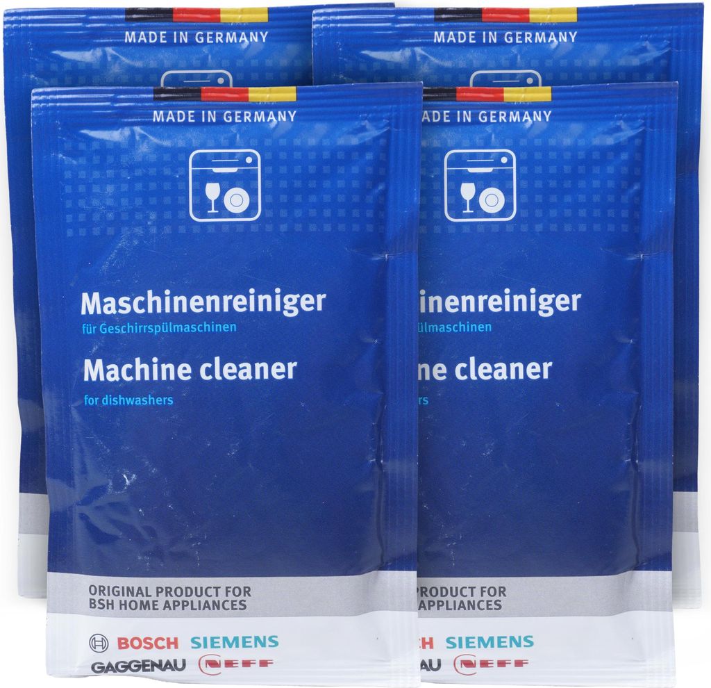 Maschinenreiniger Neff Siemens Bosch 00312194 3 Stück Reinigungsmittel für Geschirrspüler