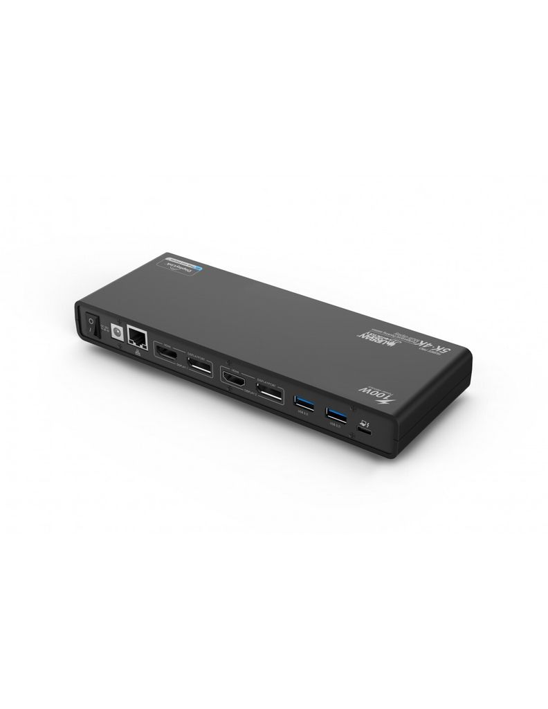 Urban Factory TCD50UF laptop-dockingstation & portreplikator Kabelgebunden USB 3.2 Gen 1 (3.1 Gen 1) Type-A + Type-C Schwarz