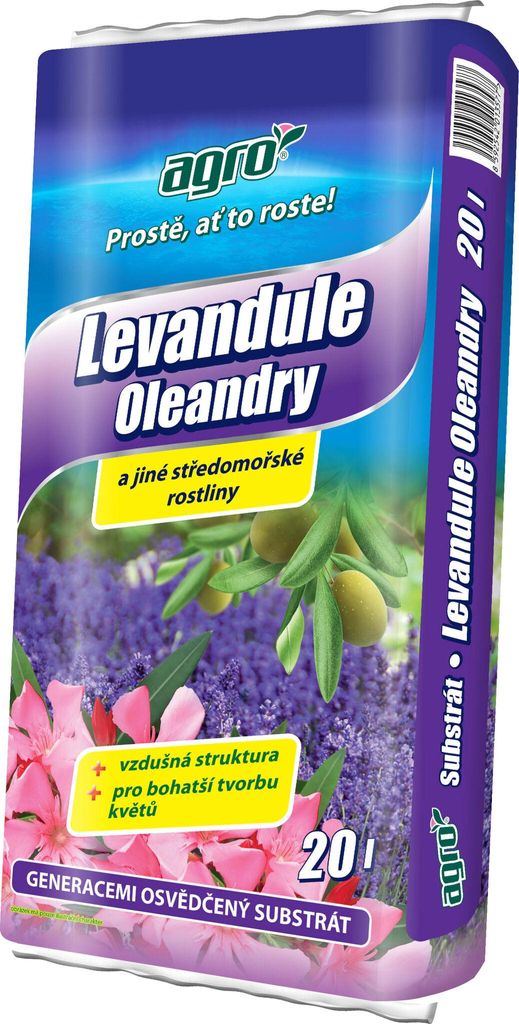 AGRO CS a.s. AGRO Substrát levanduľa a oleander 20l Obrázok produktu 