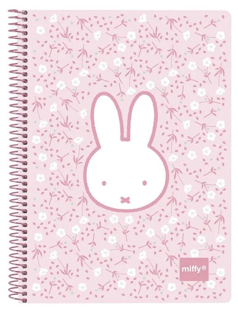 Notatnik Miffy Flores, format A5, 80 kartek Zdjęcie produktu 