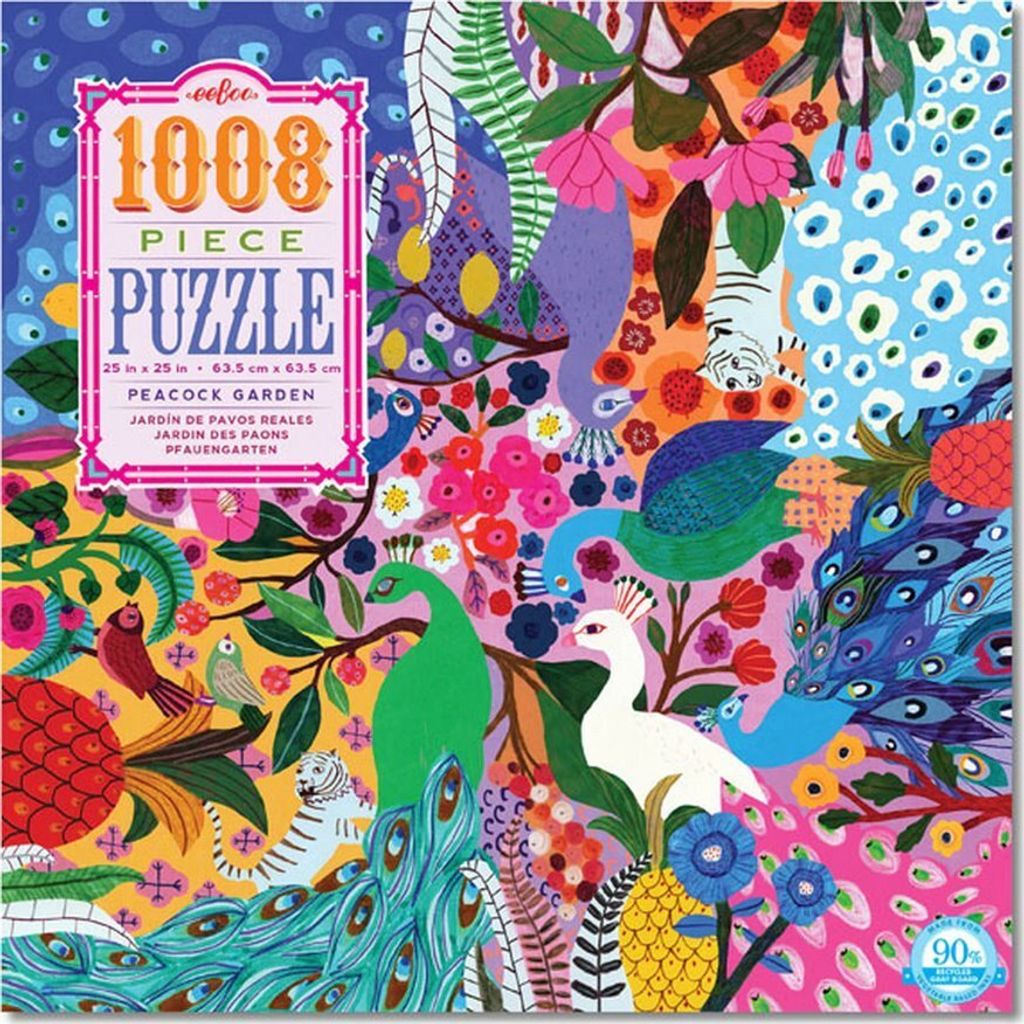 eeBoo Peacock Garden, 1000 Stück(e), Kunst