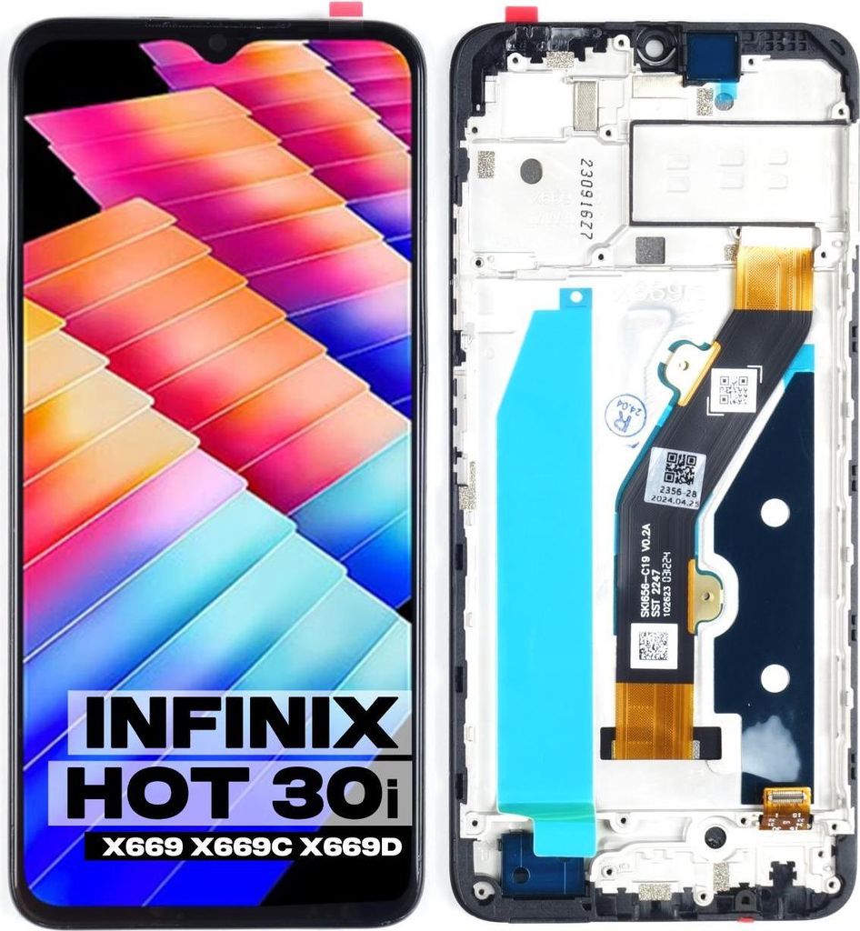Original Infinix Hot 30i X669 X669C X669D LCD-Display + Produktbild 