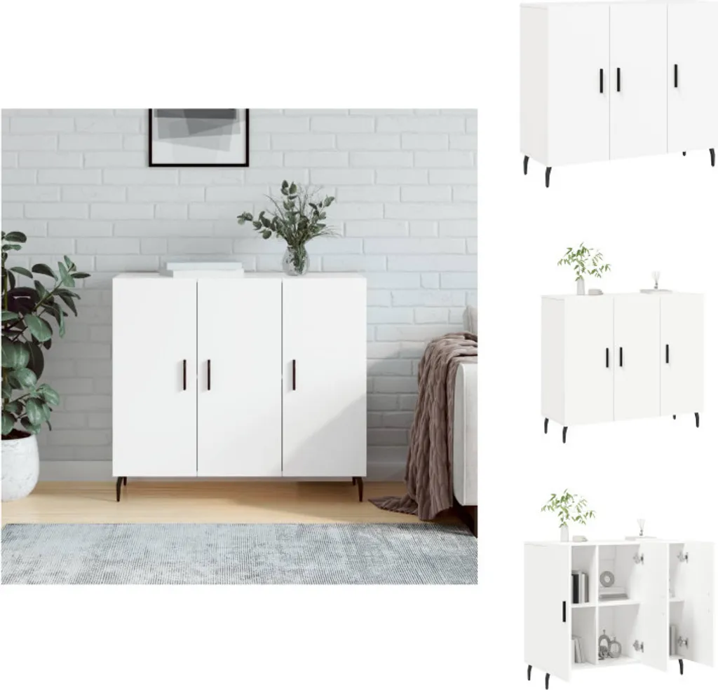 Occasione Mobile Credenza Bianca vidaXL 90x34x80 cm | Madia Economica