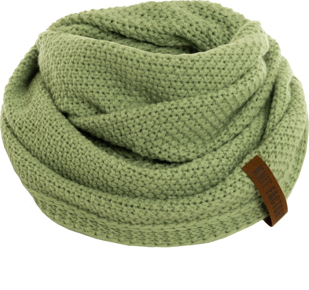 Knit Factory Coco Loop Schal - Sage Green