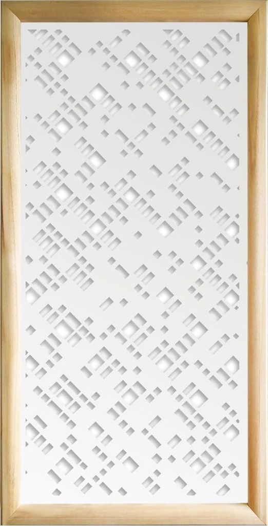 PIXEL - Moduli Decorativi in holz e PVC 73x148 cm weiß