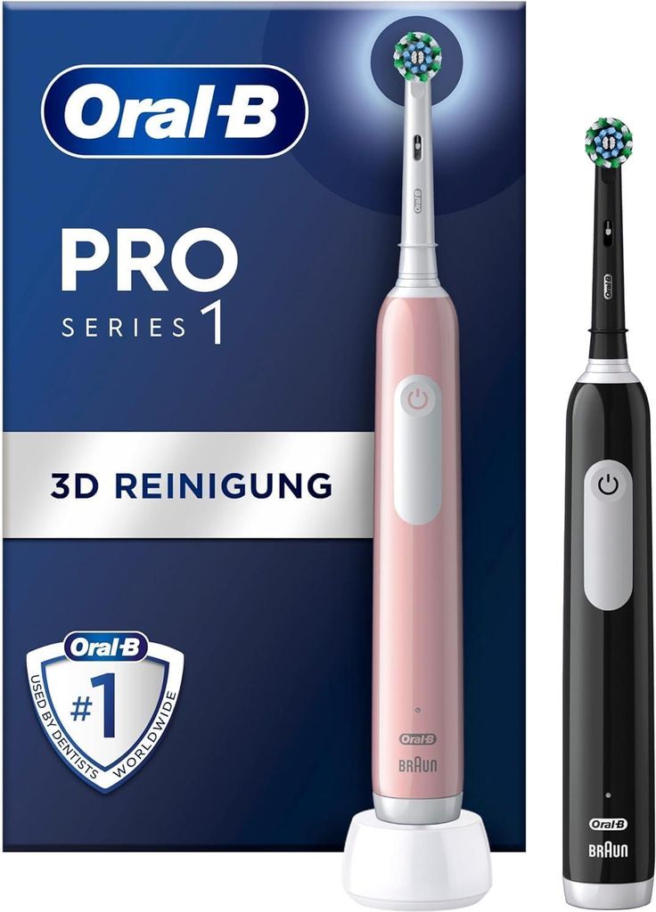Oral-B Pro 1 Black/Pink Mit 2. Handstück Produktbild 