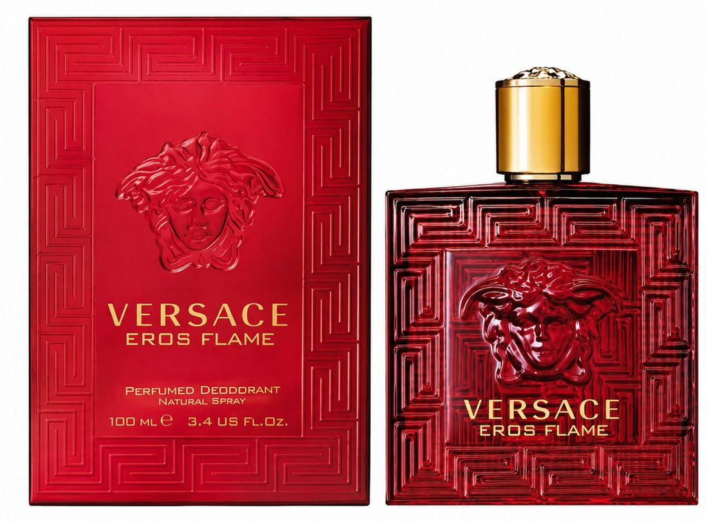 Versace Eros Flame, Männer, Parfümiertes Deo, Produktbild 