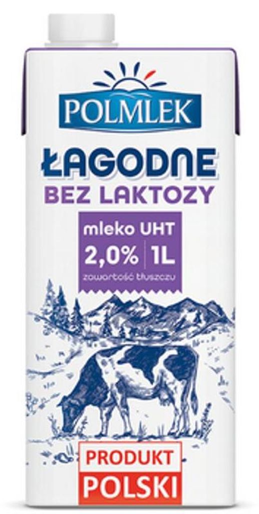 Laktosefreie milde Milch UHT 1l - Polmlek Produktbild 