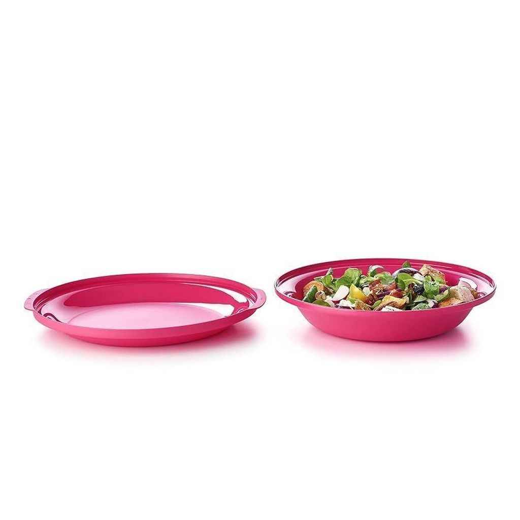 Tupperware Aloha Doppelteller rot Produktbild 
