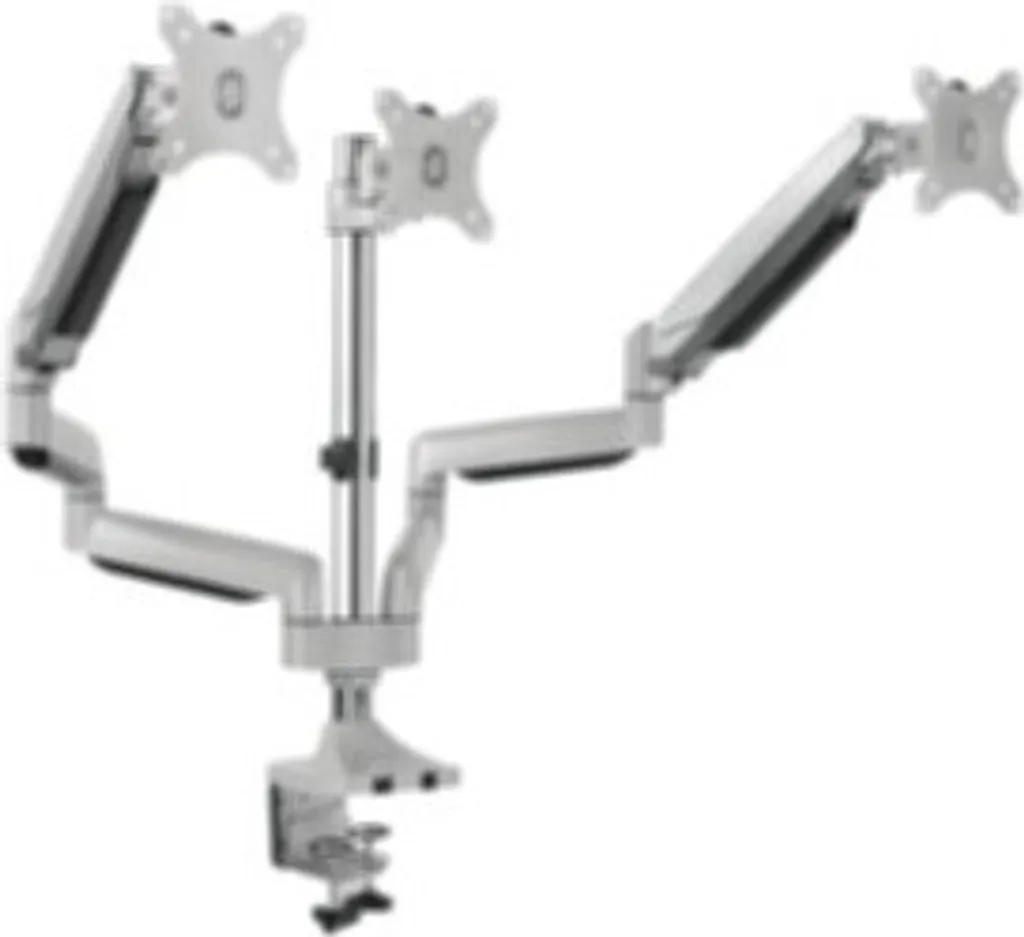 Support de bureau triple écran pour moniteur LCD et bras réglable - 8