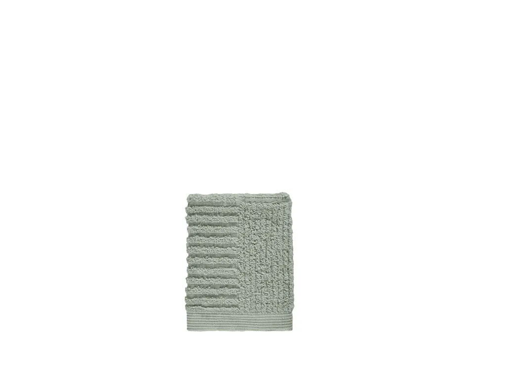 Zone Denmark 15364 Waschlappen Classic Verde Matcha 30x30 cm Cotone