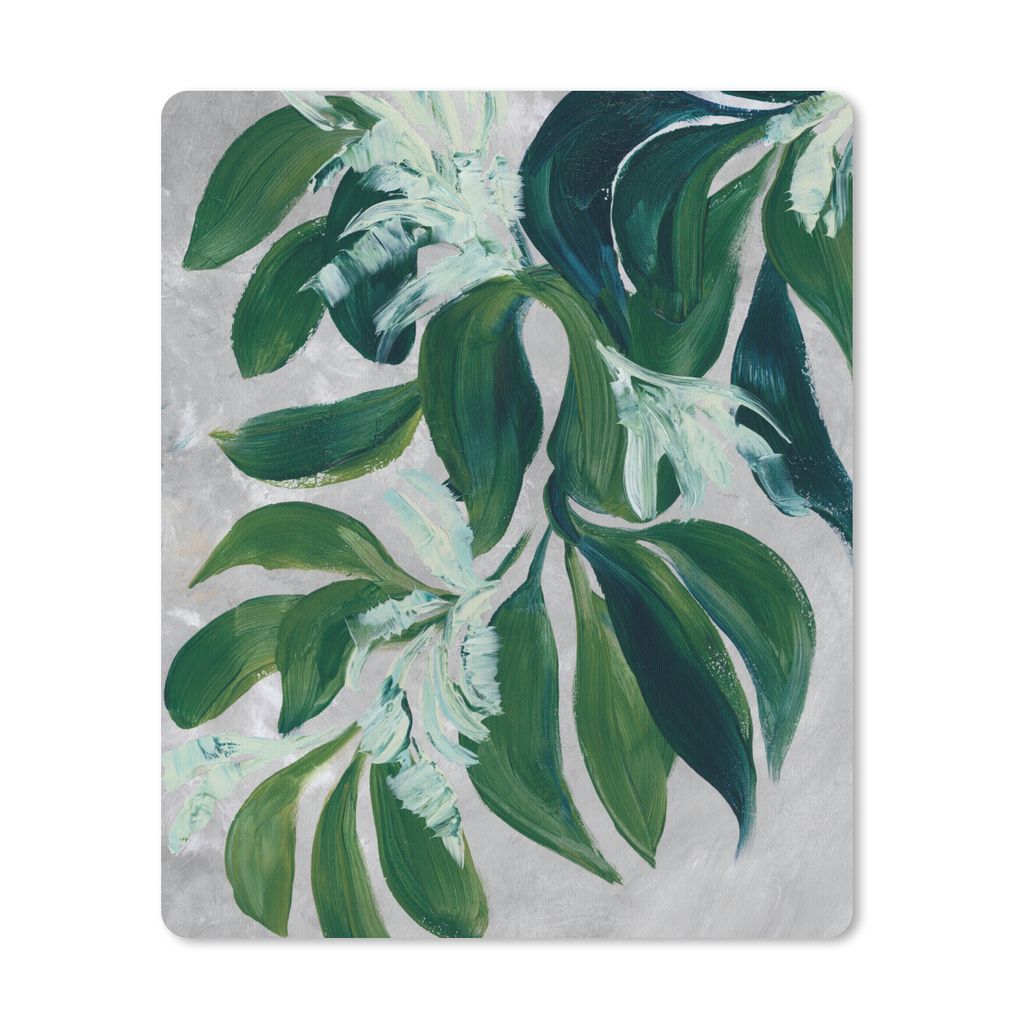 MuchoWow Mauspad Mousepad Blätter - Farbe - Pflanzen - Grün 19x23 cm - Mousepads - Maus Mat - Pad - Mausunterlage - Mauspads - Spielen