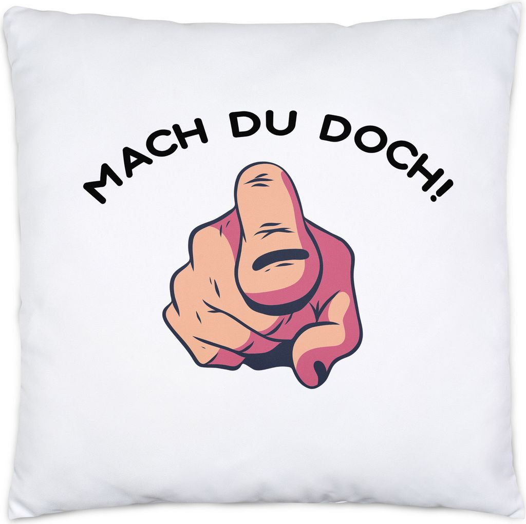 Mach Du Doch Kissen Inkl. Füllung Büro-Tasse Kollegen Chef Geschenkidee für Kollege Kollegin