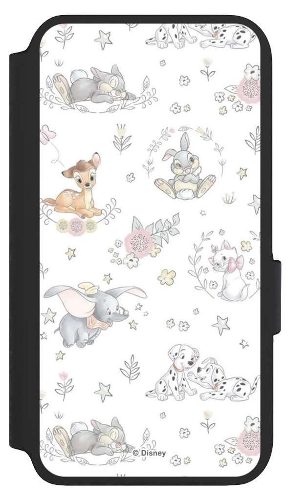 NIVOCASE Klapphülle für Samsung Galaxy S22 Handyhülle aus Kunst Leder NIVOflip schwarz Bambi Disney Dumbo
