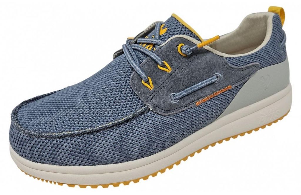 Pitas Bay Leinenschuh Blau in Gr. 46
