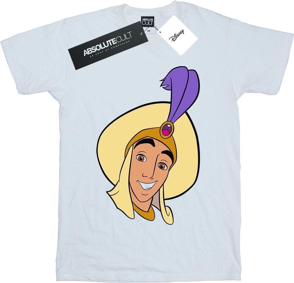 Disney - "Prince Ali" T-Shirt für Damen BI18114 (S) (Weiß)