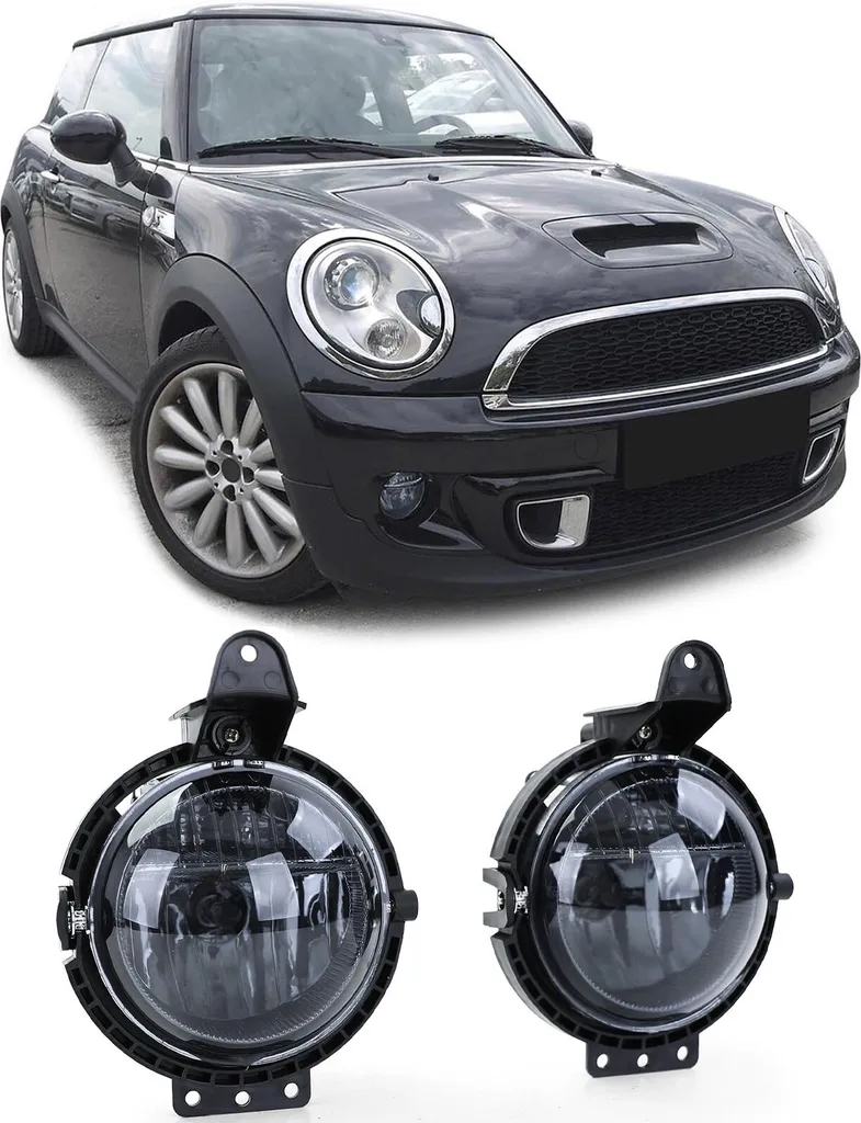 Pack Phares Antibrouillard Design Smoke pour Mini R56 R55 R57 R58 R59