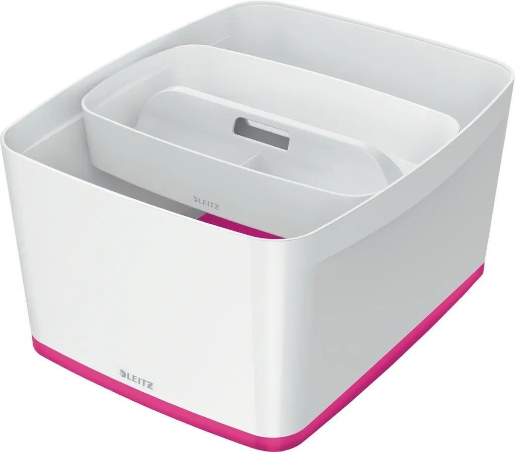 MyBox rose 5216-40-23 - Boîte moyenne durable avec couvercle de rangement
