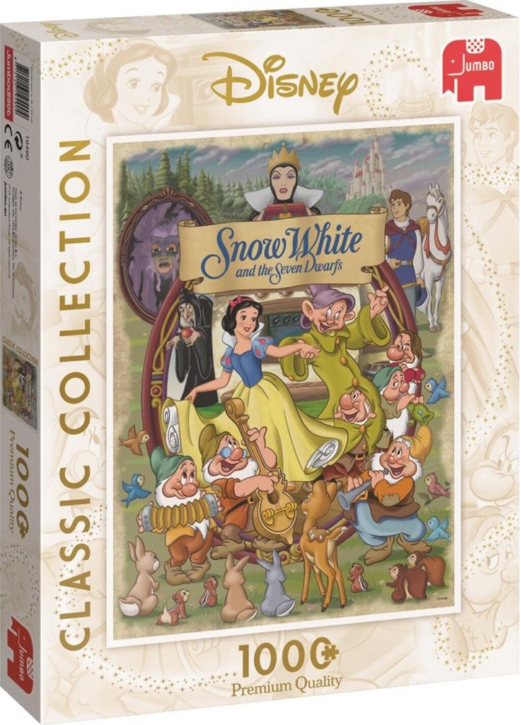 Jumbo Spiele 19490 - Disney Classic Collection Snow White Puzzle - (1000 Teile)