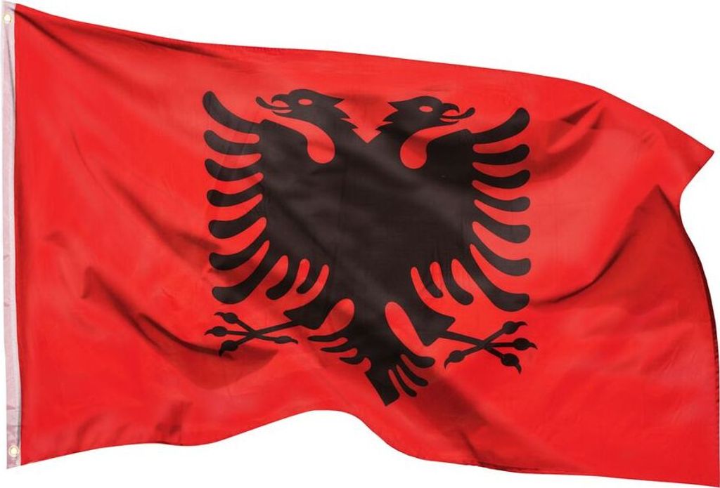PHENO FLAGS Vlajka Albánie 90 x 150 cm Albánská vlajka 2 Obrázek produktu 