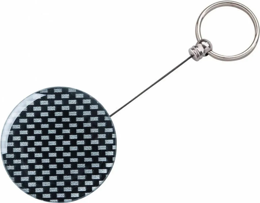 Rollmatic CombiCraft 50mm Portachiavi Outdoor Nylon Carbon Effect