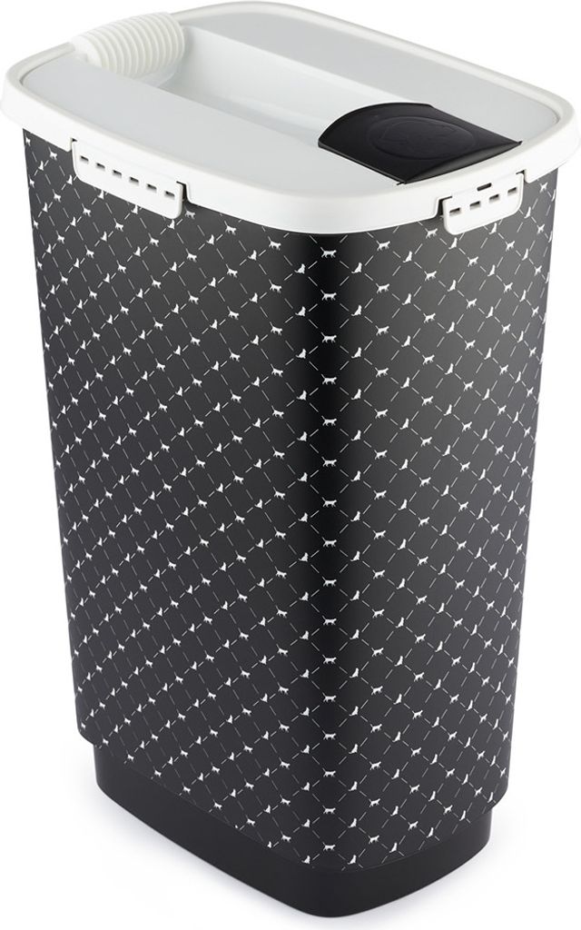 Tierfutterbehälter 50 l CODY, Farbe:Schwarz Produktbild 