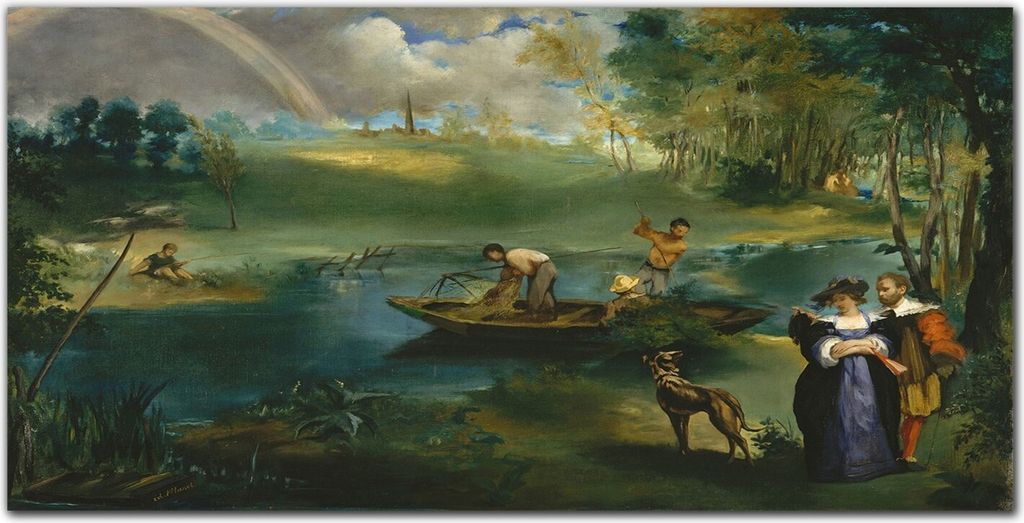 Coloray Küchenrückwand 140x70 Spritzschutz aus Glas - Wald-Fluss