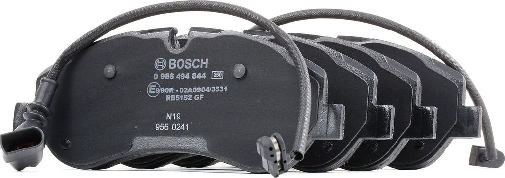 BOSCH Bremsbeläge Satz Vorne für FORD Transit Custom V362 Kastenwagen (FY, FZ) 0 986 494 844