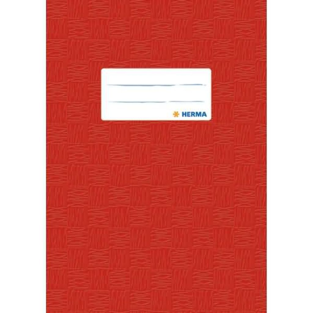 HERMA Heftschoner DIN A5 aus PP rot gedeckt
