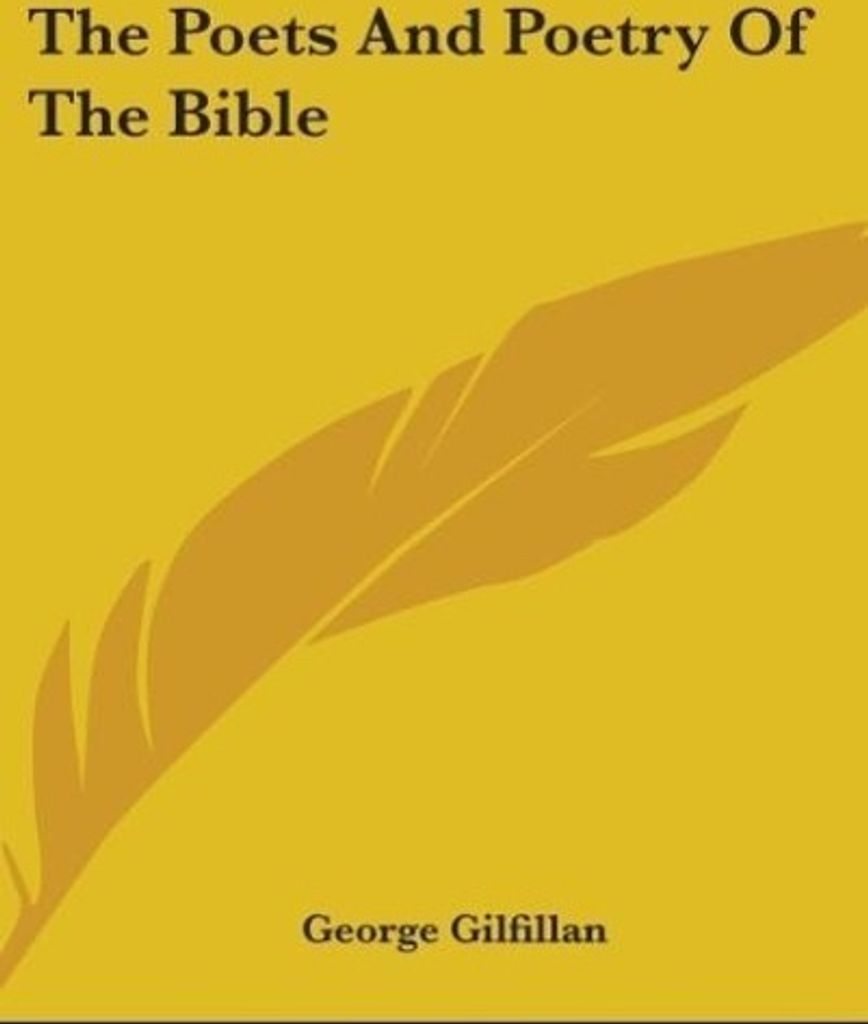 The Poets And Poetry Of The Bible