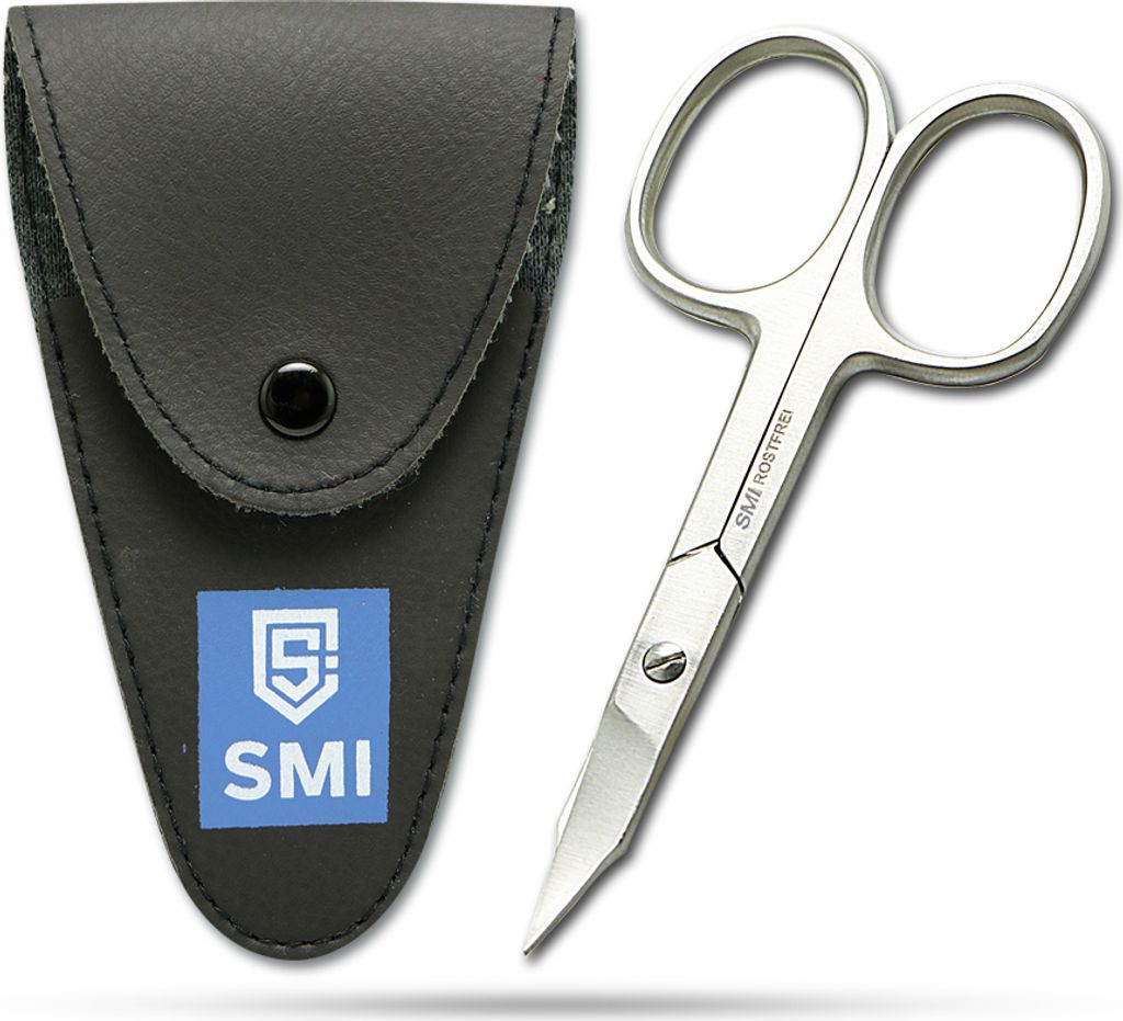 SMI Nagelschere Gebogen mit Etui Nagelhautschere Hautschere Produktbild 