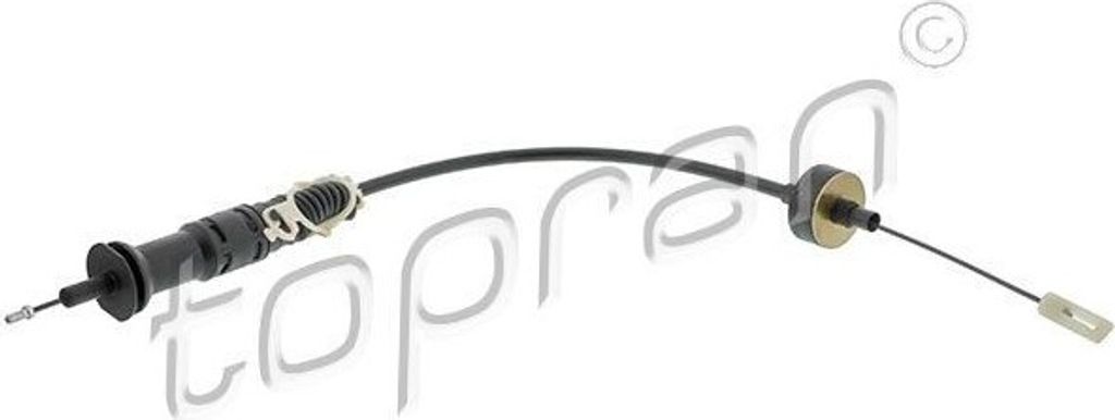 TOPRAN 102 849 Kupplungsseil Seilzug für VW GOLF II (19E, 1G1)