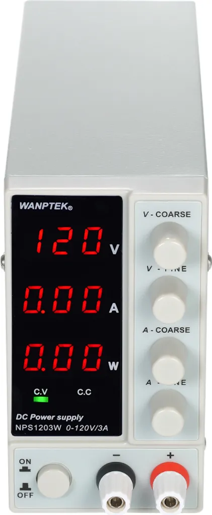 Alimentation DC 120V 3A Anti-Surchauffe pour Tests Électroniques Sûrs