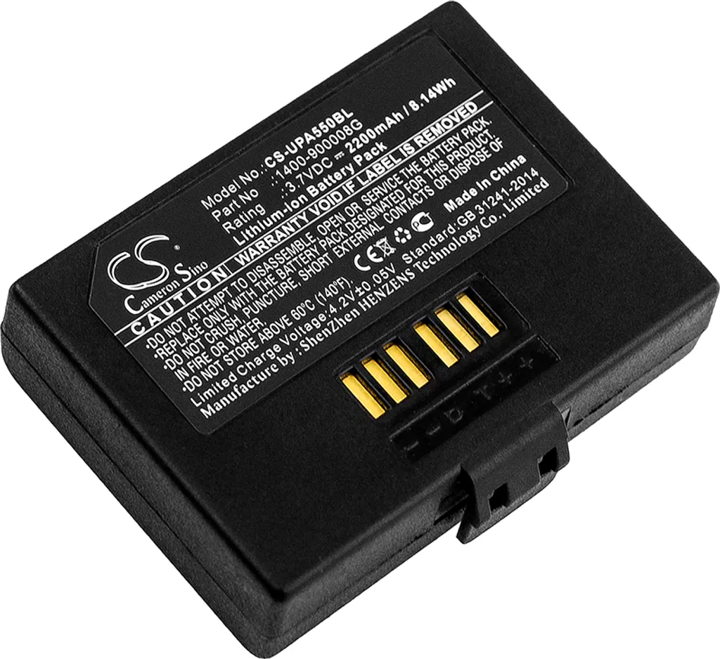 Réparer Autonomie Unitech PA550 avec Batterie Neuve Type 1400-900008G