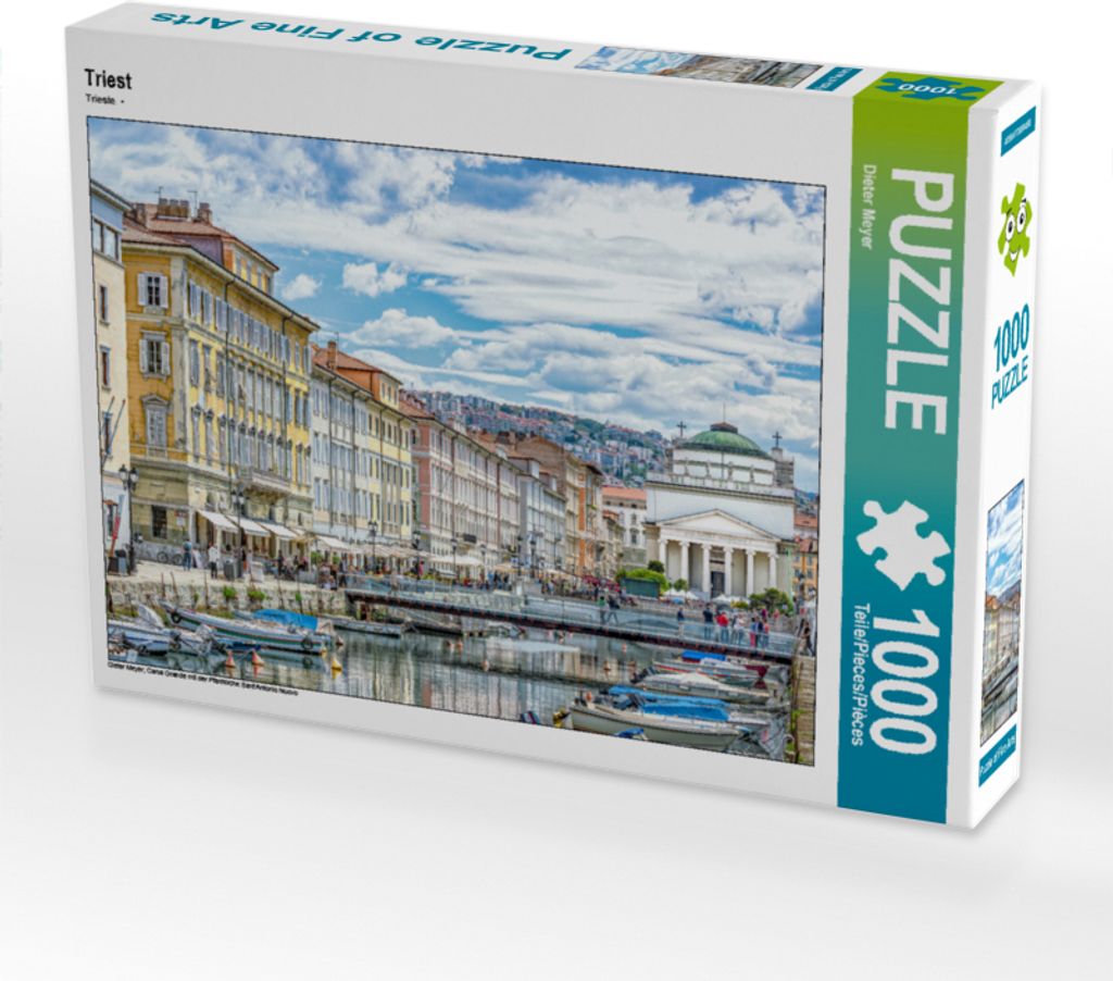 CALVENDO Puzzle Triest | 1000 Teile Lege-Größe 64x48cm Foto-Puzzle für glückliche Stunden