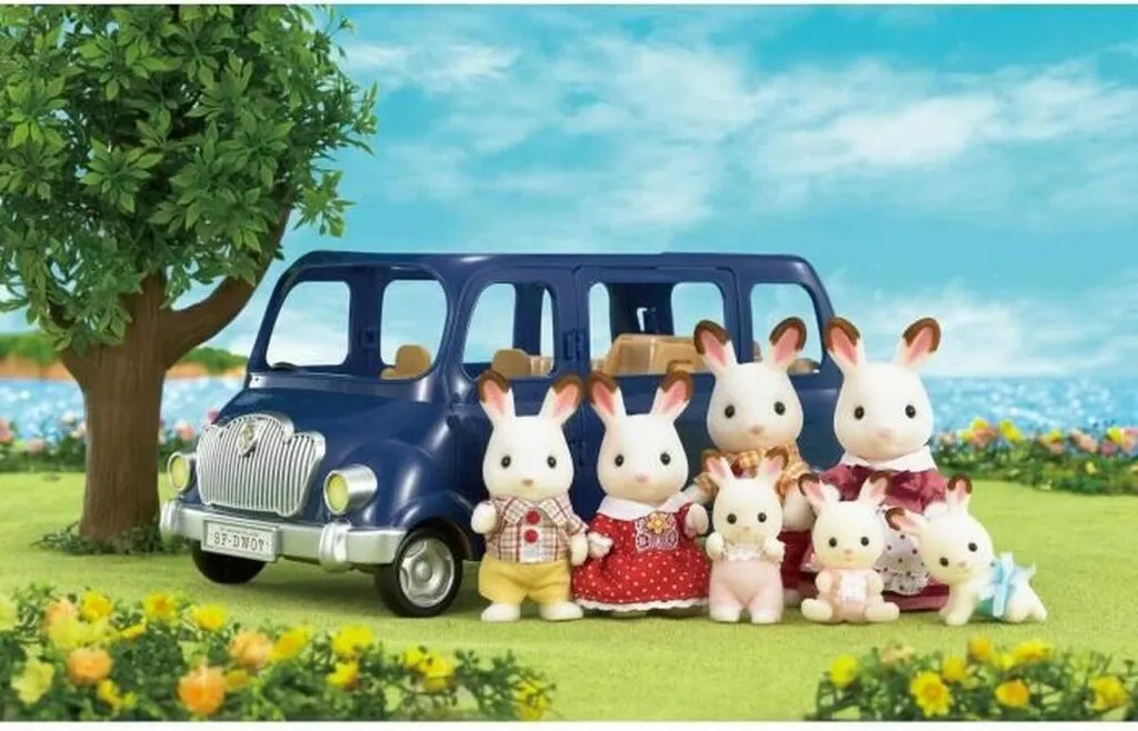 Sylvanian Families 5274 Ensemble de Poupées de la Famille Chat Persan