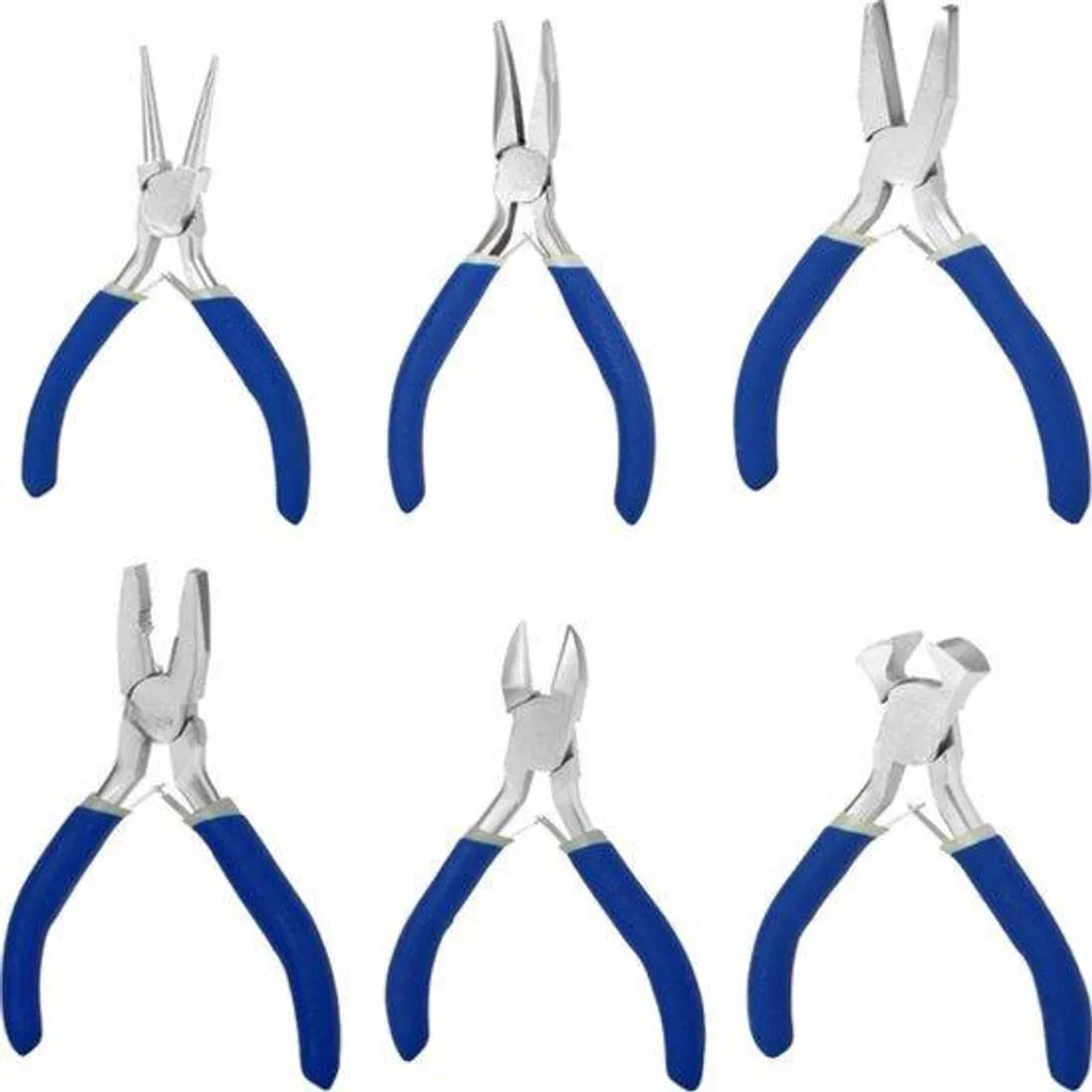 Finissez vos bijoux proprement avec ce set de 6 pinces de précision