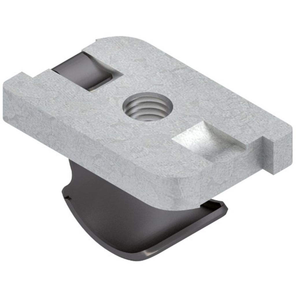NIEDAX Gleitmutter M6 ST g/vz m.Feder
