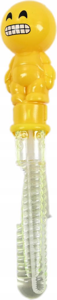 Emoji Seifenblasen Schwert 20cm - Lustiger Seifenblasenstab Smiley - Spaßiges Mitgebsel für Partys