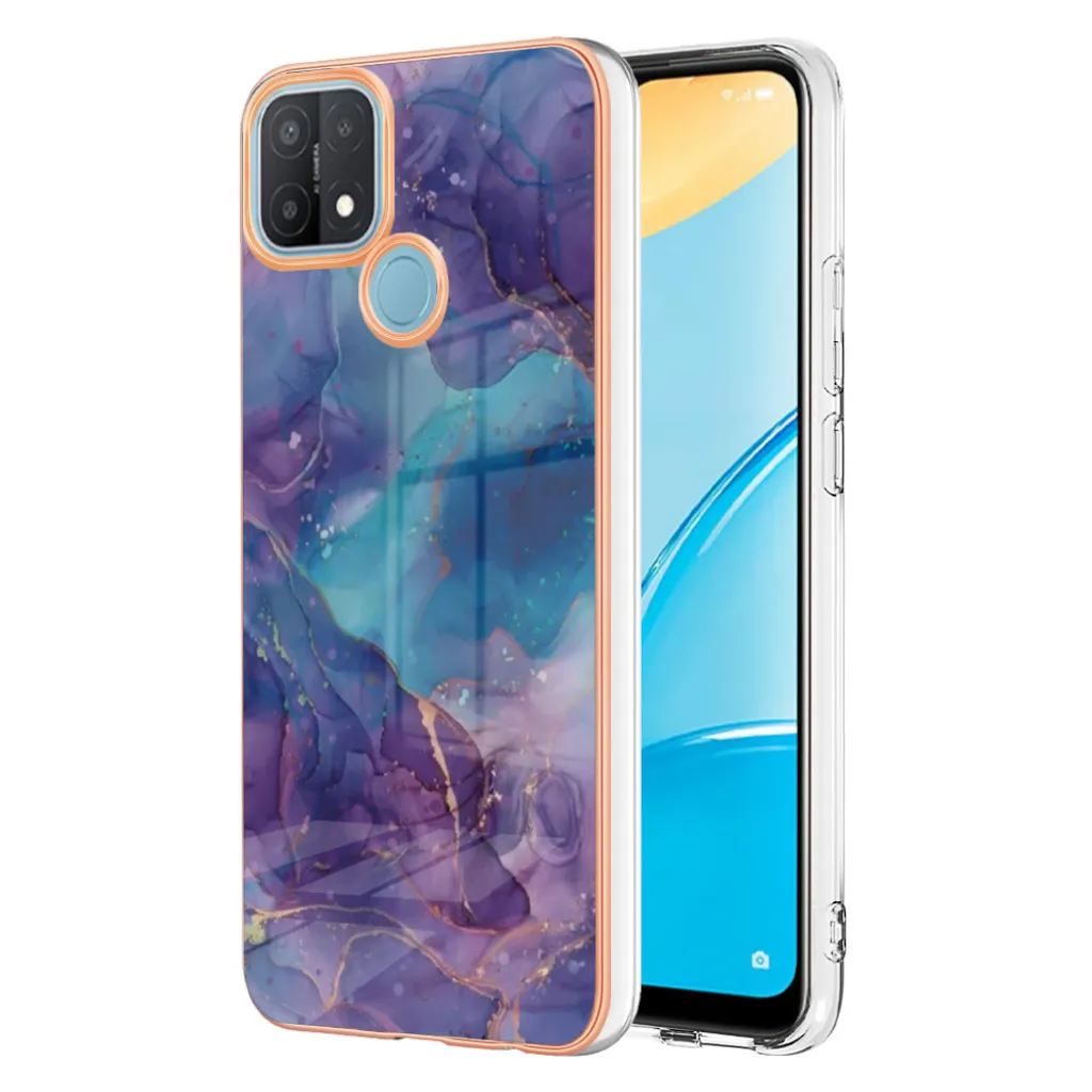 Custodia Con Collana Per Oppo Reno 15 5G – TPU Trasparente Antigiallimento, Cordino Regolabile, Bumper Antiurto, Viola