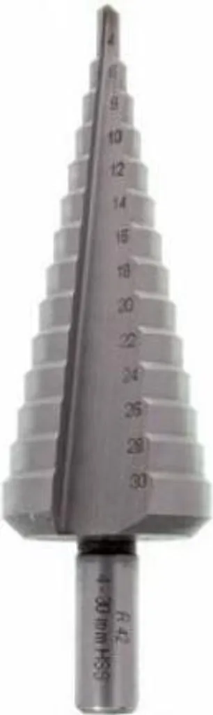 Fraise étagée 6-30mm 3090e HSS M2 pour perçage sans bavure ni glissement